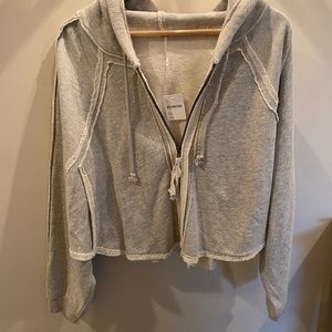 Free people kara cardi zip up